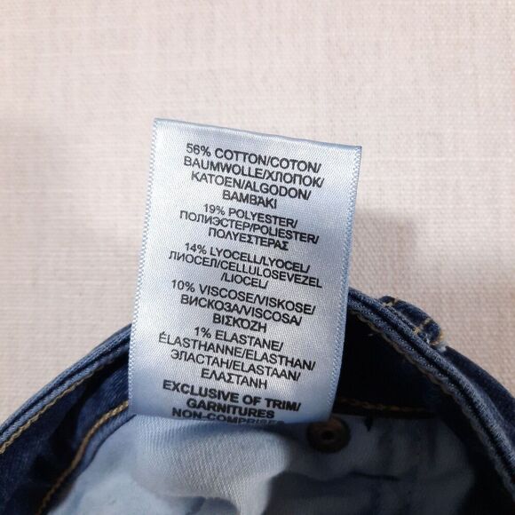 Silver Jeans Bleecker Skinny Jeans W33 x L29 Mid-Rise Dark Wash Stretch Denim - Picture 9 of 9